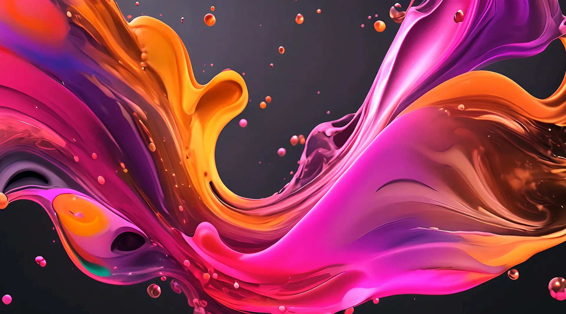 Vivid Liquid Colors Motion Backdrop